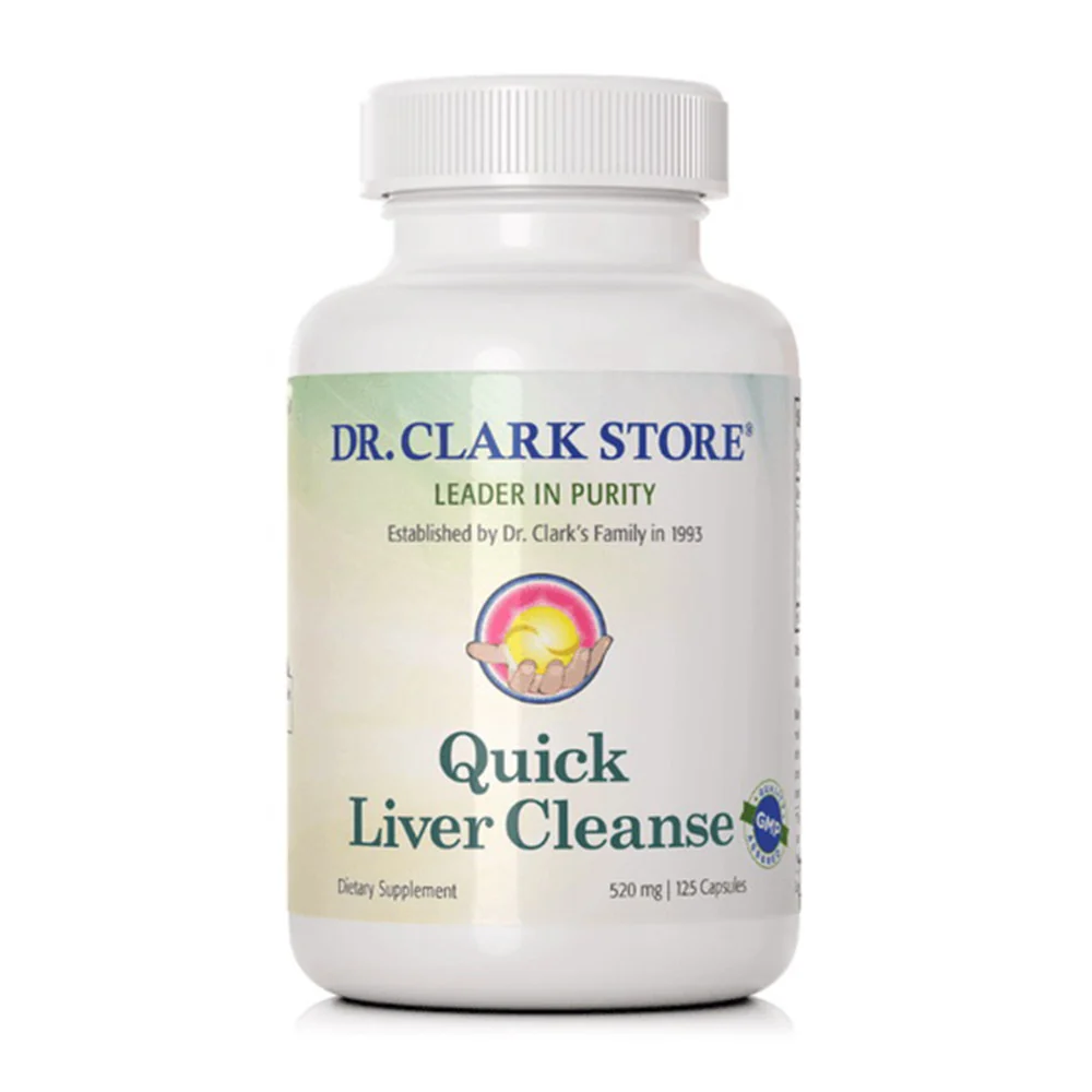 Clean Dr Clark Quick Liver Health Protocol 520 Mg Capsules 125 Ea Versatile