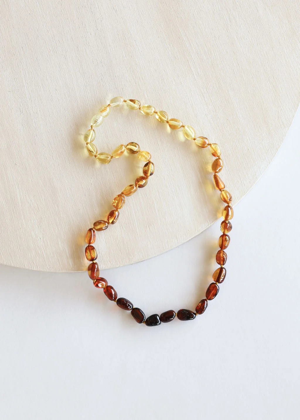 Consistent Polished Ombre Baltic Amber Necklace Convenient