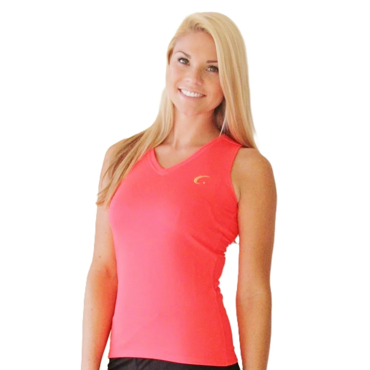 Refined Sleeveless Performance Tee Fuchsia XXL First-Class