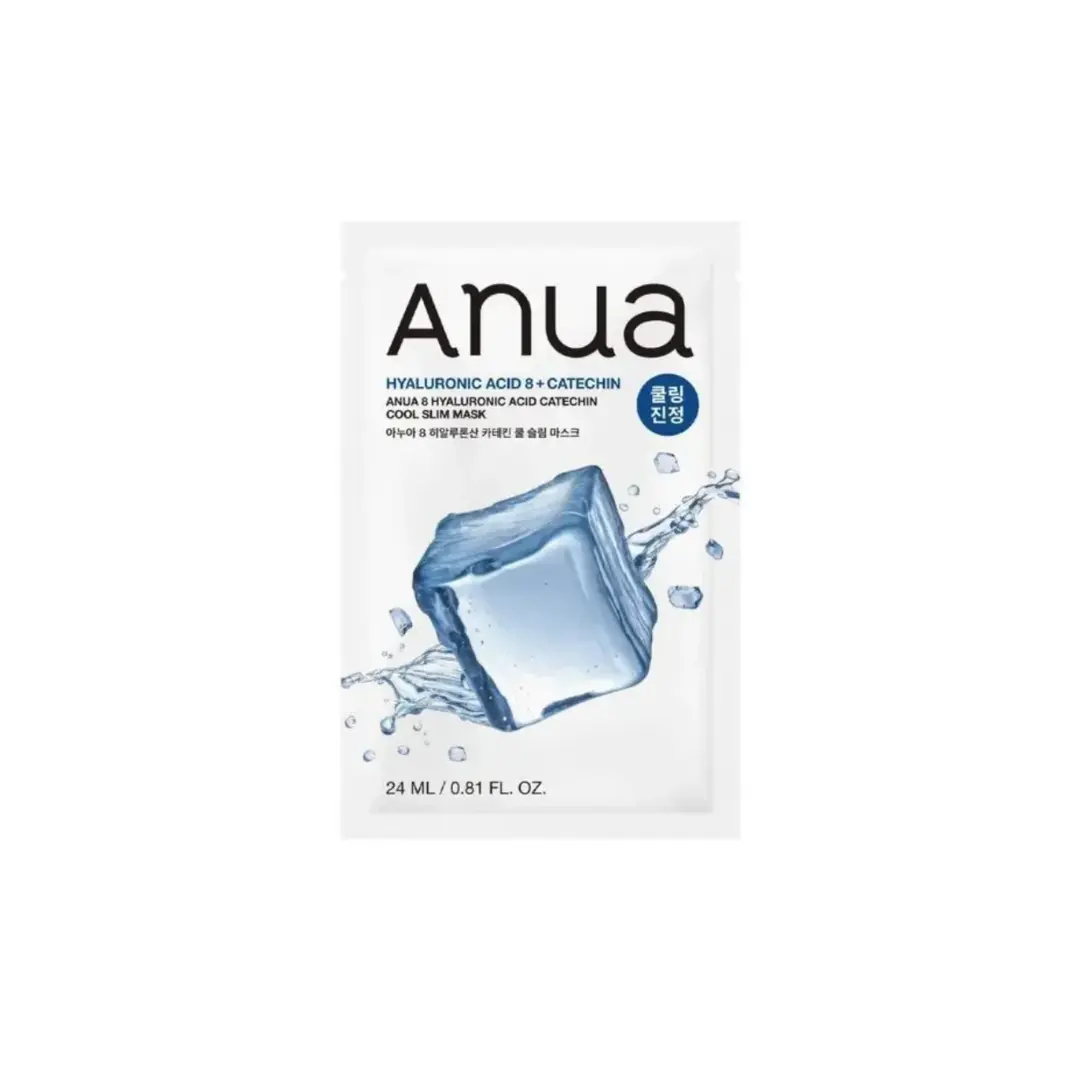 Lightweight Anua Hyaluronic Acid 8 Catechin Cool Slim Mask Environmentally Friendly