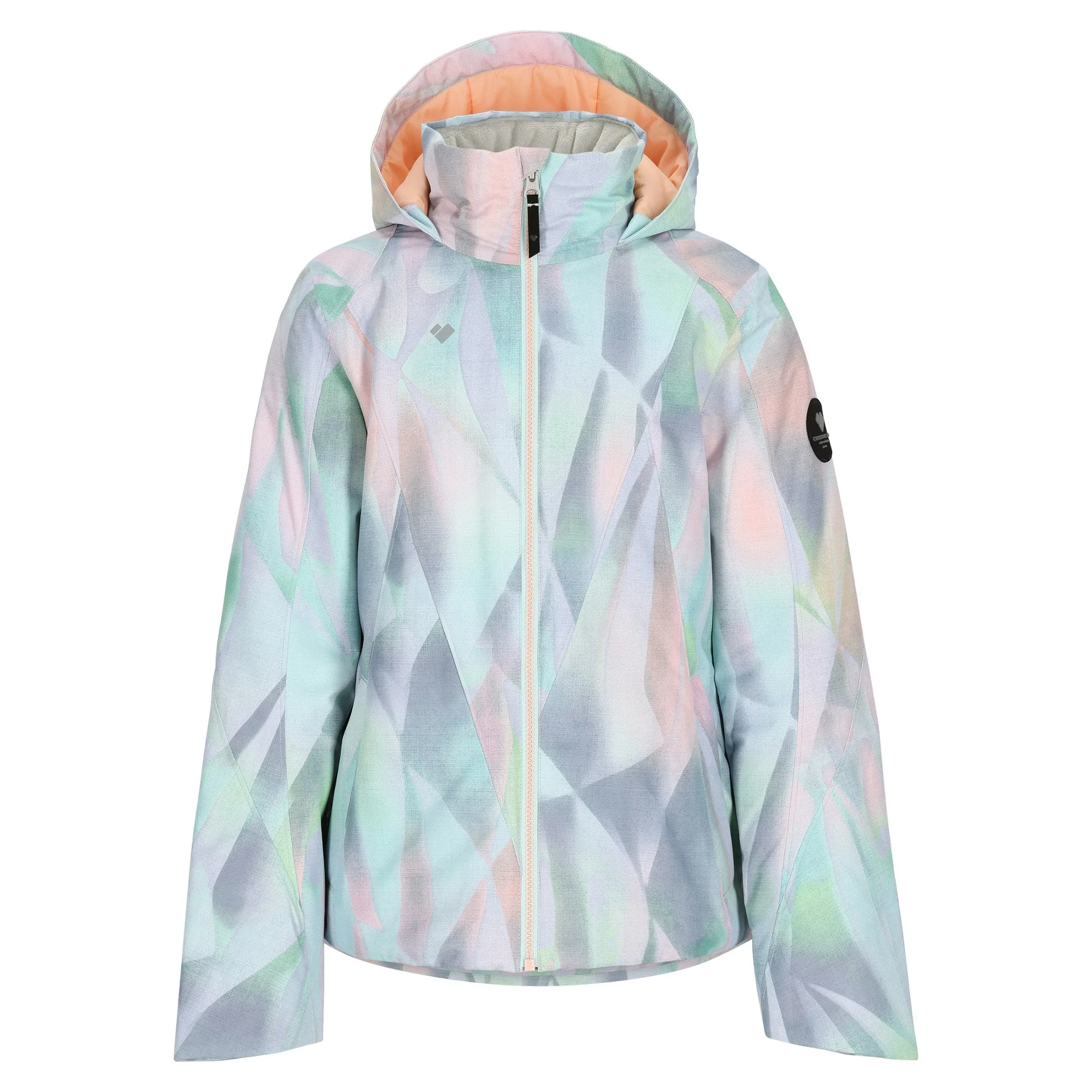 Minimalist Obermeyer Youth Girl'S Rylee Print Waterproof Jacket Jackets Traditional