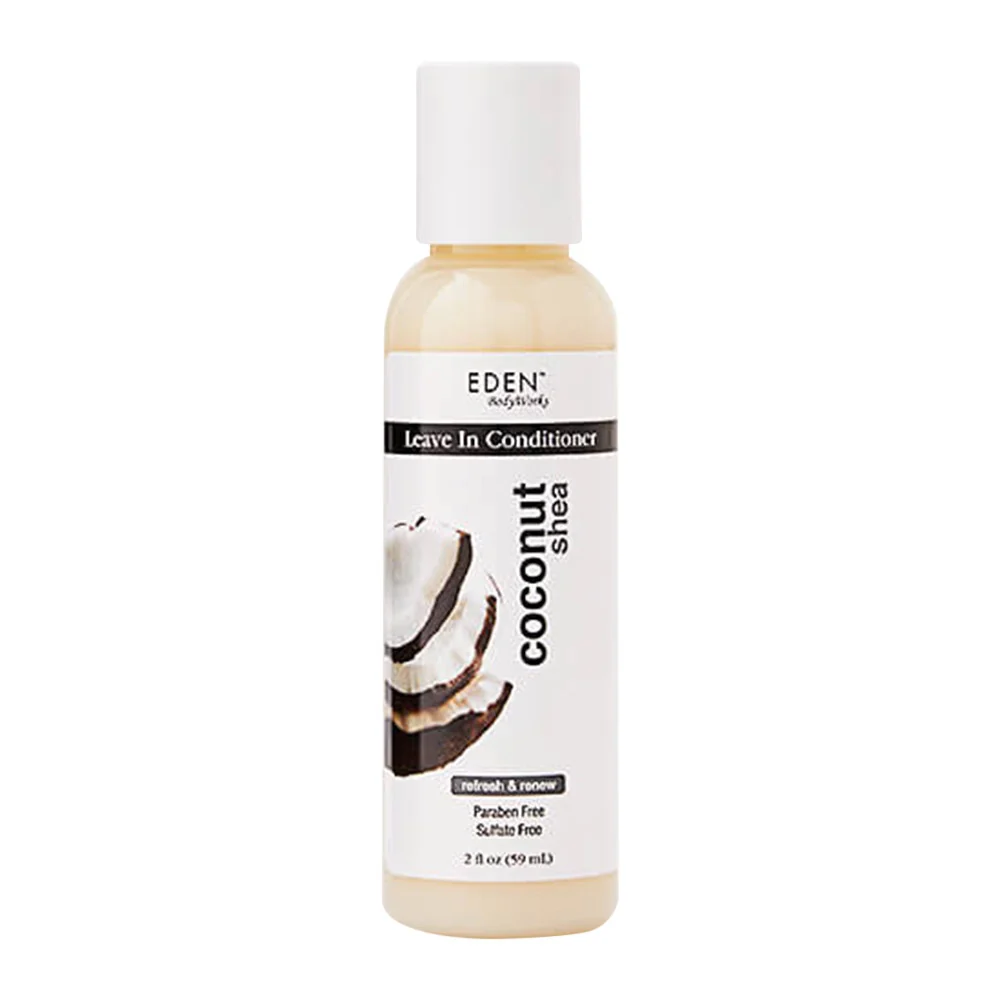Carefully Designed Eden Bodyworks Coconut and Shea Leave In Conditioner 2 Oz Proven