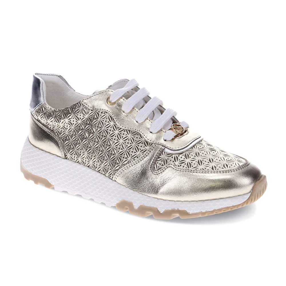 Excellent Los Angeles Casual Sneaker - Gold Multi Sophisticated