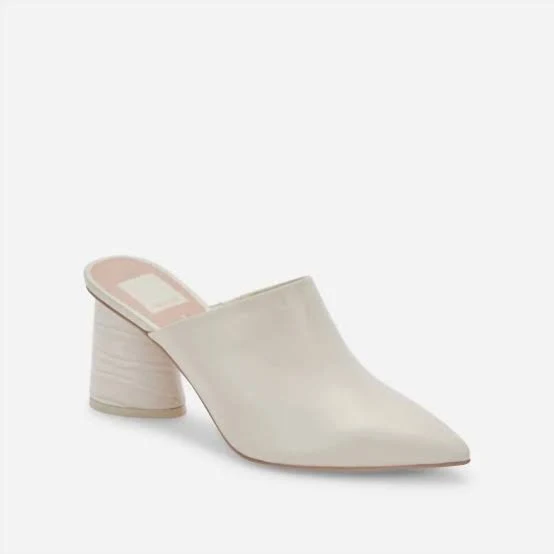 Enhanced Dolce Vita Aydin Mule in Ivory World-Class