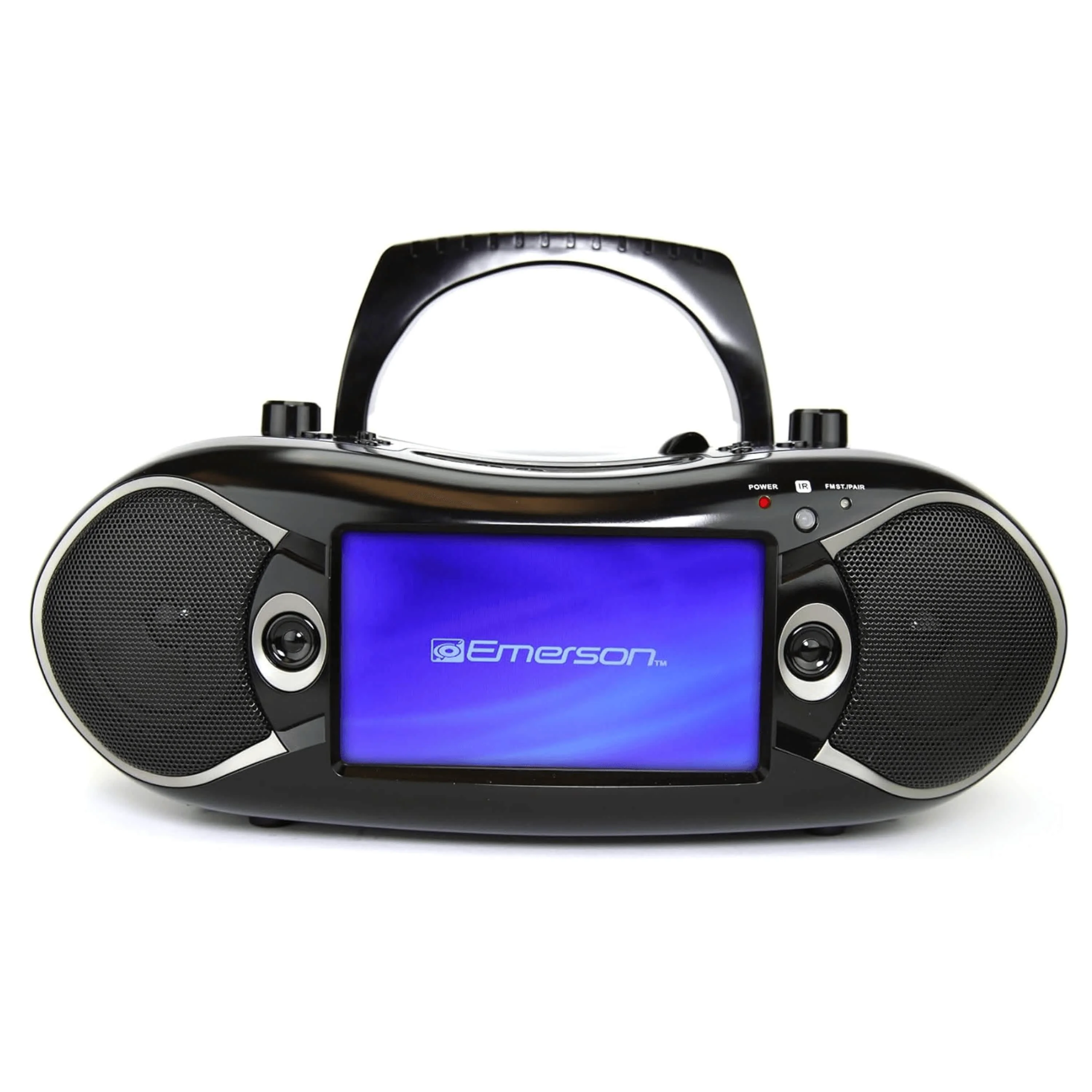 Safe Emerson 7 Bluetooth DVD Boombox with AMFM Radio Digital TV - Black Smart