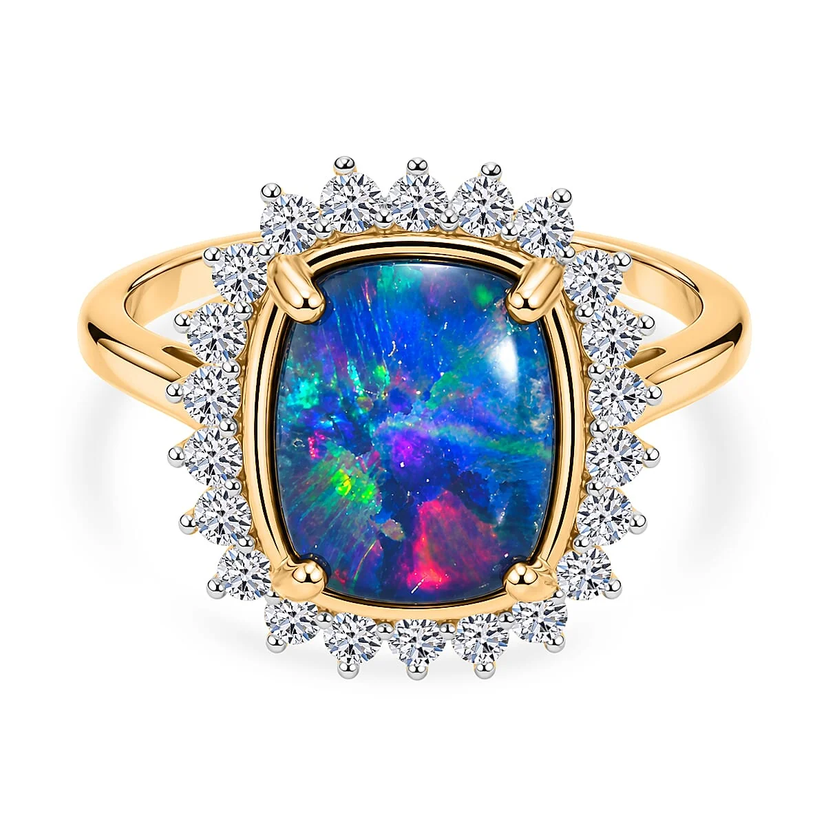 World-Class HomeJewelryRingsHalo Rings 8644219 Prestigious
